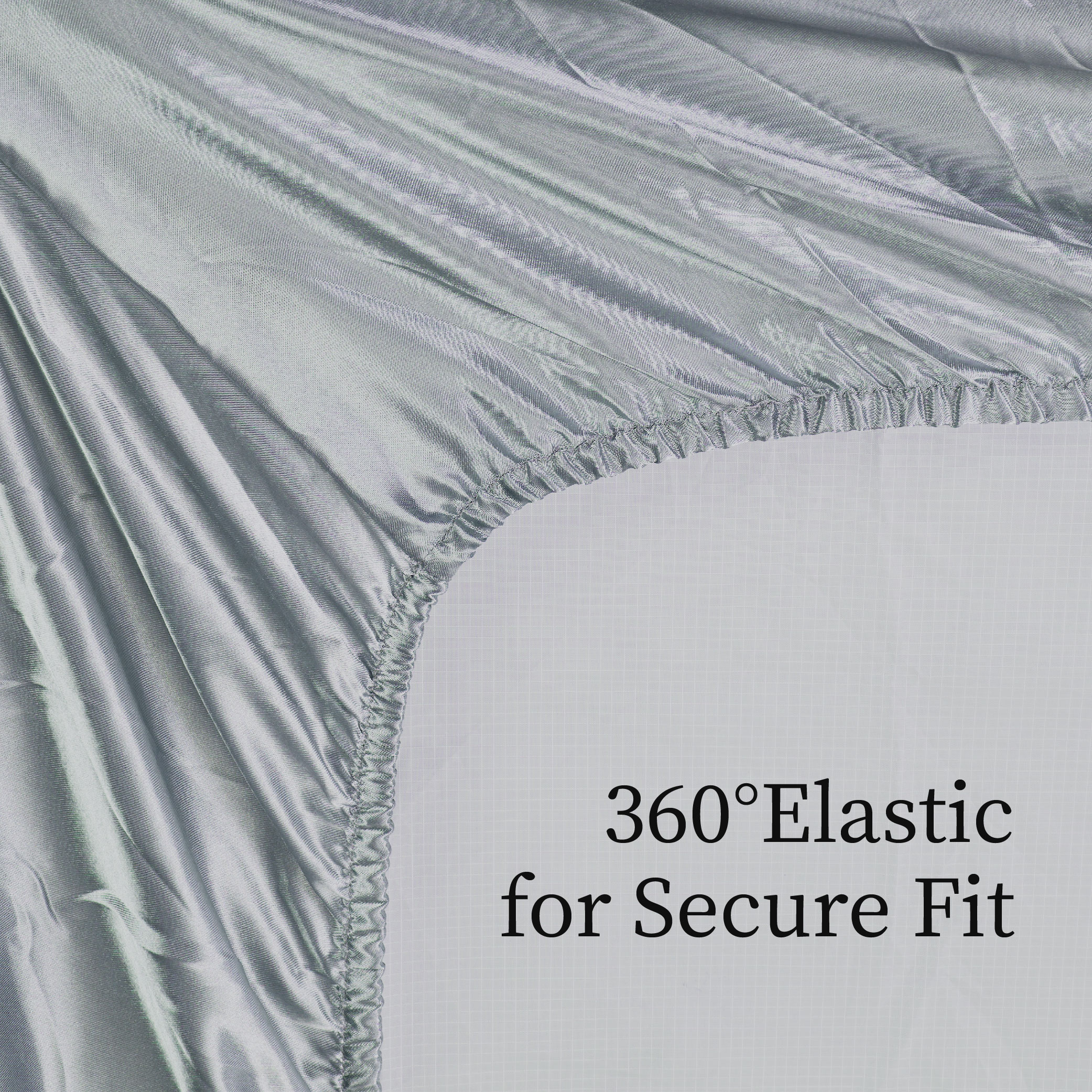 Satin Bed Sheets, King Size Sheets Set, 4 Pcs Silky Bedding Set With 15 Inches Deep Pocket For Mattress (King, Grey)_voghion.com